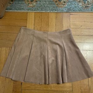 Design Lab Lord and Taylor Suede Mini Skirt